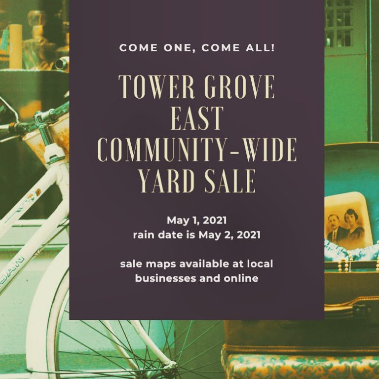 2021 CommunityWide Yard Sale Tower Grove East